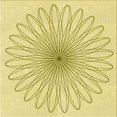 thumbnail image 1 of Ahgly Company Tapis d'Intérieur Lavable en Machine Carré Transitionnel Jaune Soleil, 8 Pieds Carré, 1 of 7