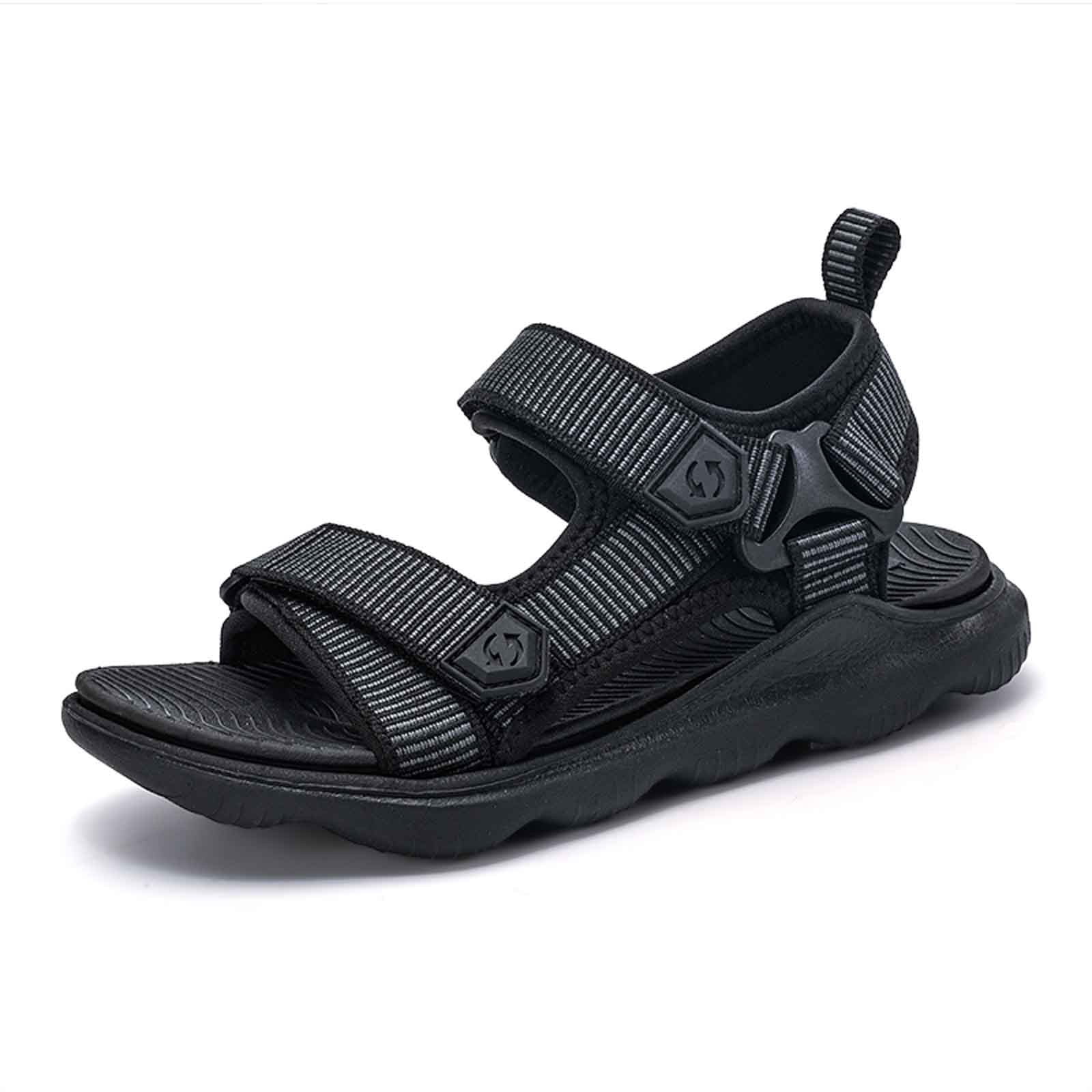 Sandales pour Petits Garçons pour Activités de Plein Air, Tenue Décontractée, Design Fixe, Chaussures d'Été Durables pour Enfants, Taille 6-7T