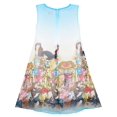 thumbnail image 2 of Girls Dress Tank Modern People Figure Print Blue 12 Years, 2 of 4
