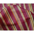 thumbnail image 3 of oneOone Silk Tabby Fabric Multicolor Stripe Printed Fabric 1 Yard 42 Inch Wide, 3 of 3