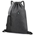 thumbnail image 1 of Riwcyla Gym Sack with Earphones Jack Drawstring -resistant Drawstring Bucket Bag Sack for Adults Teenagers, 1 of 6