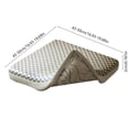 thumbnail image 3 of Coussin de Siège Réversible Double Face en Soie Glacée, Coussin Rafraîchissant d'Été et d'Hiver Chaud et Doux, Respirant à Haute Résilience, Coussin Toutes Saisons pour Chaise de Bureau, Maison, Sofa, Siège d'Auto, Usage Quotidien, 3 of 6
