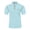 Light Blue, variant on Mens Vintage Henley Shirt Short Sleeve Mock Neck Slim Fit Casual Cotton Top Basic Button Tshirt with Pocket Dark Gray, L