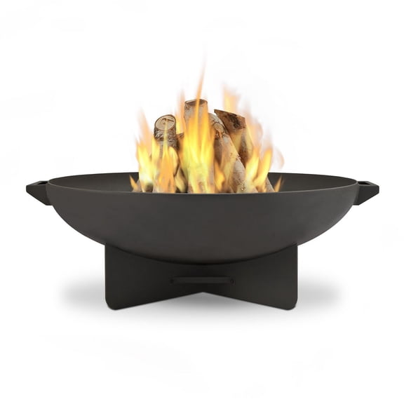 Anson wood-burning Fire Bowl in Gray
