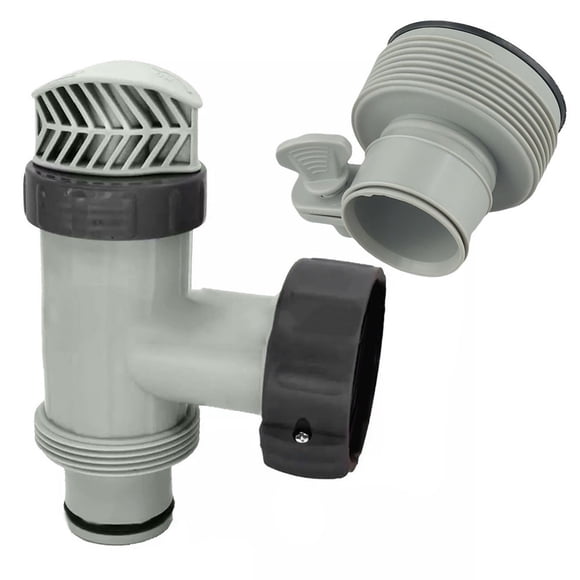 Bgsha For Above Ground Pool Hose Adapter and Piston Valve for Convenient Use