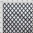 thumbnail image 3 of oneOone Velvet White Fabric Geometric Fabric For Sewing Printed Craft Fabric By The Yard 58 Inch Wide, 3 of 5