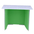 thumbnail image 1 of braveheart Soundproof Booth Studio Sound Recording Foam Panels Desktop Soundproof Cover Gray Green 60x60cm, 1 of 6