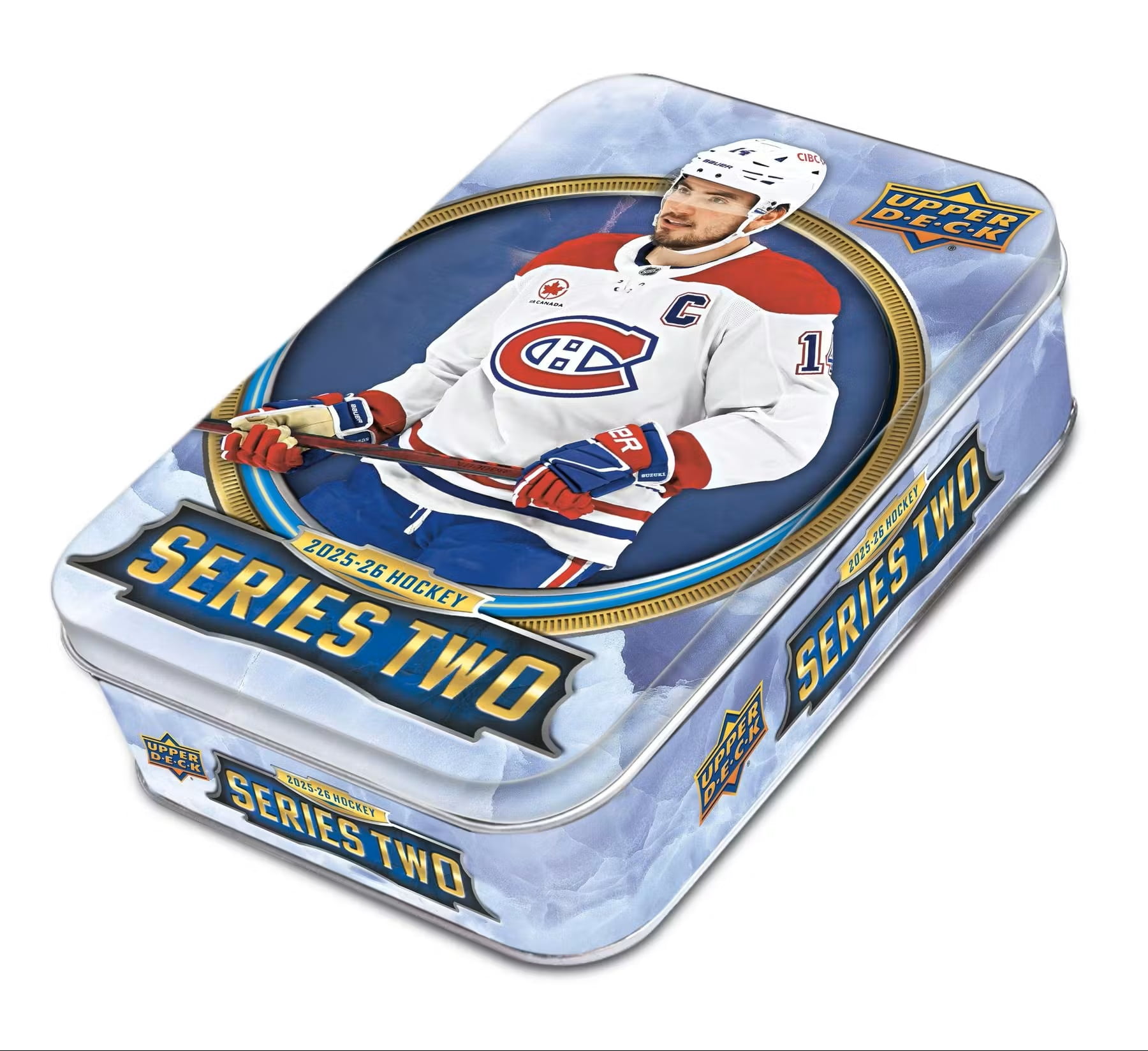 2025-26 Upper Deck Series 2 Hockey Trading Cards Tin