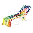 thumbnail image 2 of LSLJS Beach Chair Cover with Side Pockets, Microfiber Chaise Lounge Chair Towel Cover for Sun Lounger Pool Sunbathing Garden Beach Hotel, Easy To Carry Around, 2 of 6