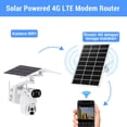 thumbnail image 3 of Solar Powered 4G LTE Modem Router, Solar Powered WiFi Extender 300Mbps 164FT WiFi Range 365 Day Cyclic Power Supply  for Camping, 3 of 7