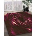 thumbnail image 2 of Ahgly Company Tapis Rectangulaire d'Intérieur à Motifs Rouge Sang Brun, 6 Pieds x 9 Pieds, 2 of 6