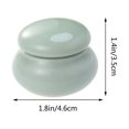 thumbnail image 3 of Mini Ceramics Cream Rouge Storage Tank Portable Travel Makeup Sealed Bottle - 4.6X2.7X3.5CM (Cyan-blue), 3 of 8