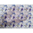 thumbnail image 4 of oneOone Cotton Cambric Fabric Tropical Leaves & Argyle Geometric Decor Fabric Printed BTY 56 Inch Wide, 4 of 4