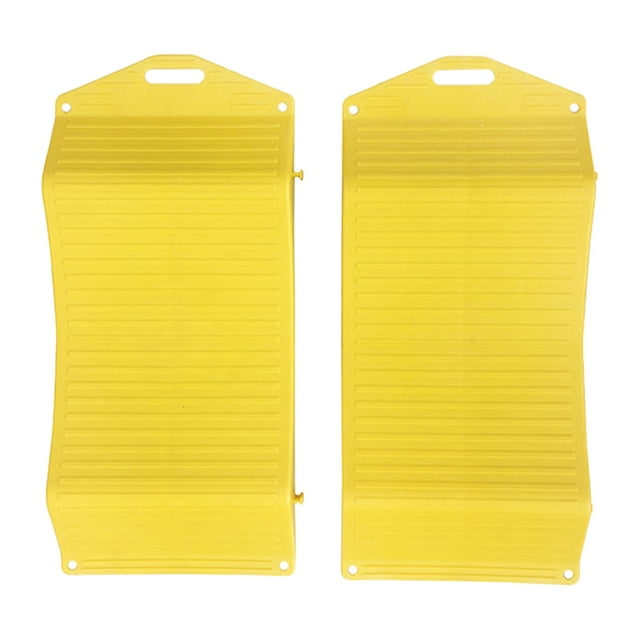 S SERENABLE 2 Pcs Rampes Hautement Visibles Installation Facile Rampes de Rangement pour Véhicule Jaune