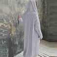 thumbnail image 3 of CEHVOM Ladies Sweaters Long Sleeve Solid Ladies Pockets Coats Women Blouse, 3 of 5
