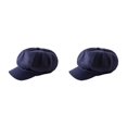 thumbnail image 3 of yingyy Peaked Caps Retro Fashion Breathable Woolen Octagonal Hats Beautiful Lines Easy Matching Sun for Visor Design Headgear Tibetan Green 2Set, 3 of 6