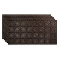 thumbnail image 1 of Fasade Traditional 4 Vinyl 2ft x 4ft Glue Up Ceiling Panel Smoked Pewter 5 Pack, 1 of 5