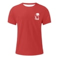 thumbnail image 3 of T-shirt Décontracté à Imprimé Graphique, Manches Courtes, Col Rond, pour Usage Quotidien, T-Shirt pour Homme à Coupe Confortable et, 3 of 3