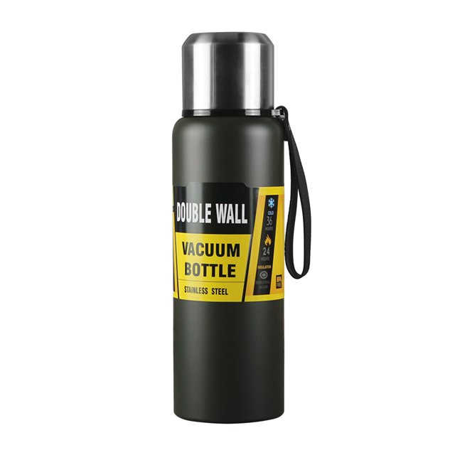 Bouteille Isotherme 34oz à Grand Goulot en Acier Inoxydable à Double Paroi Bouteilles sous Vide Pichet d'Eau Isotherme