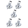 thumbnail image 1 of relayinert Door Hanging Hook Hanger Suction Cup Key Bathrobe Storage Rack Heavy Duty Coat Umbrella Accessory for Kitchen Bedroom Silver 5Set, 1 of 6