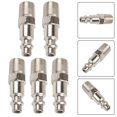 thumbnail image 2 of Bgsha Male Thread Plug Adapter Air Hose Fittings NPT 1/4 INCH Quick Coupling Release, 2 of 9