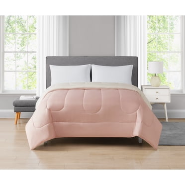 Mainstays Pink Reversible Comforter Double/Queen