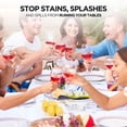 thumbnail image 4 of Disposable Table Cloth Rectangular Stain Decorative Tablecloth for Parties Picnics and Camping Events, 4 of 8