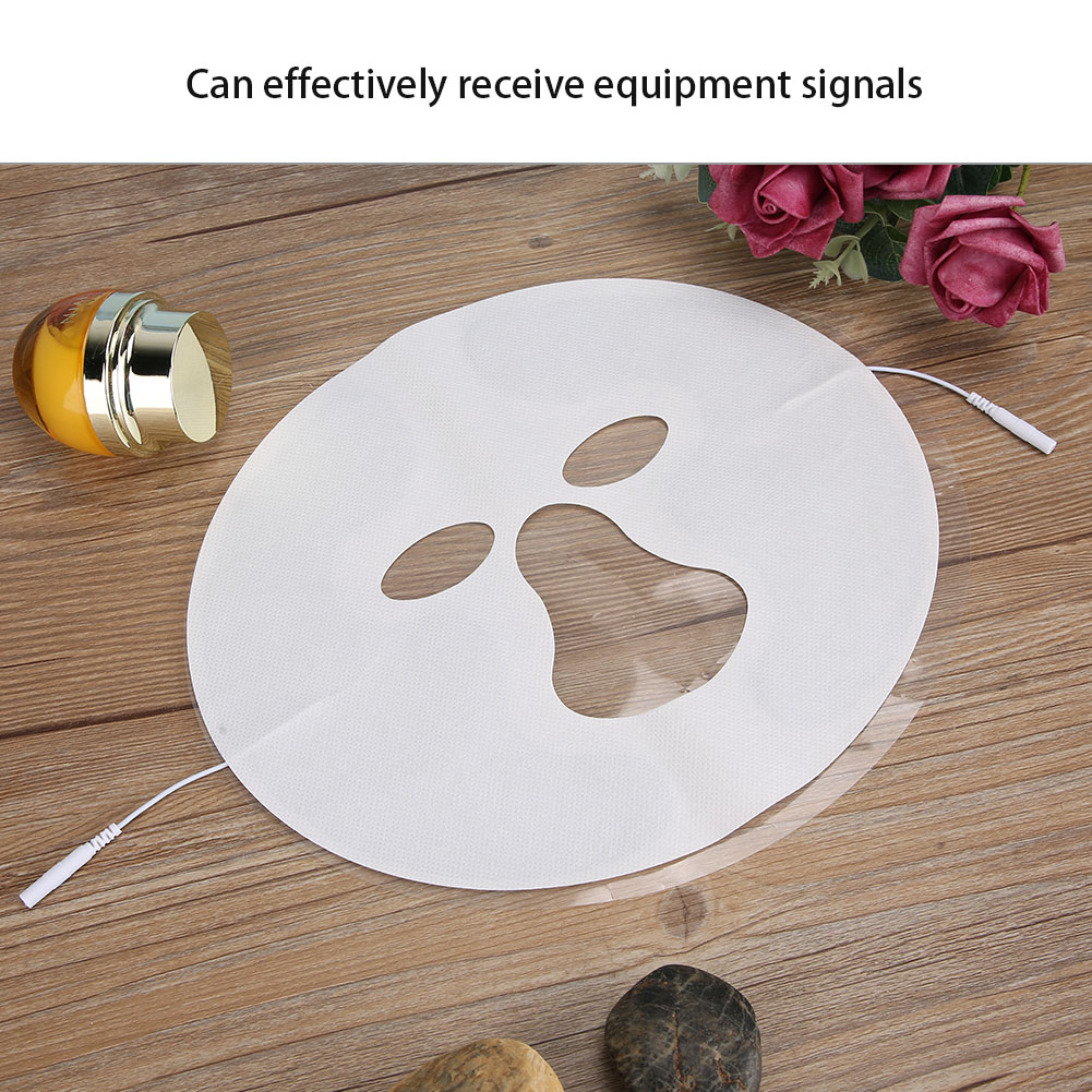 Fugacal Electrodes Gel Pad, Tens Unit Patch Reusable Self Adhesive Face Massage Electrodes Sticker For Medium Low Frequency Machine Pain Relief (10 X 8.3In)