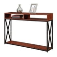 thumbnail image 2 of Convenience Concepts Tucson Deluxe Two-Tier Console Table in Cherry Wood Finish, 2 of 4