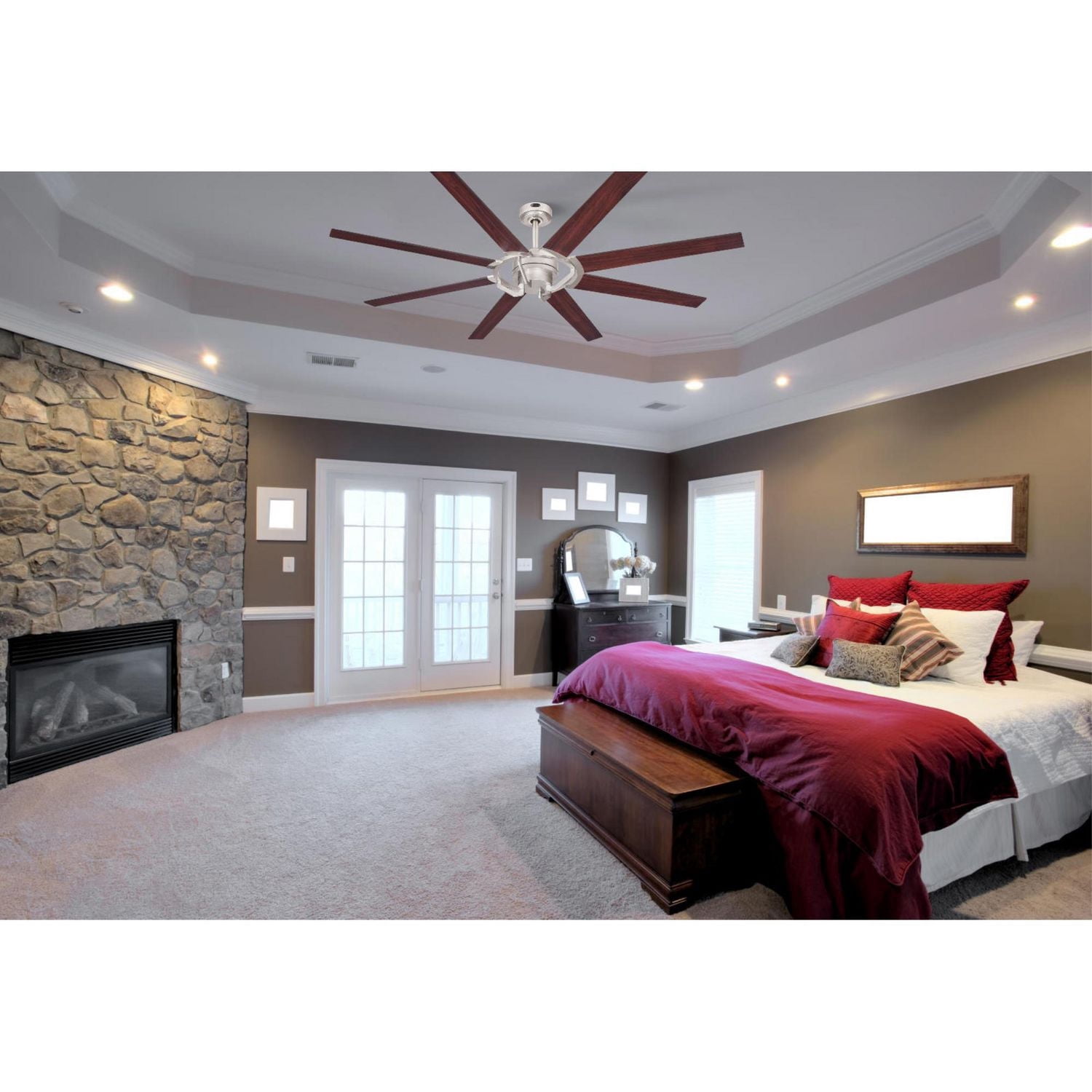 Westinghouse Damen 68" Indoor DC Motor Nickel Luster Ceiling Fan