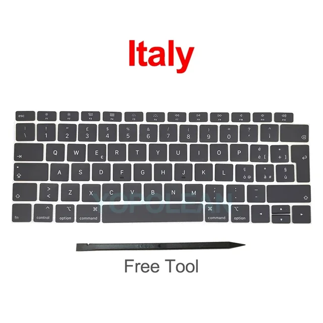 New A1932 Key Keycaps Keys Cap butterfly Keyboards Repair For Macbook Air Retina 13inch 2018 2019 Year Italy