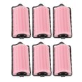 thumbnail image 1 of Shisuyan Boucleurs Éponge Rose en Plastique pour Femmes Usage Domestique 6 Pcs 3.1x1.7x1.7 Po, 1 of 9