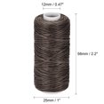 thumbnail image 3 of Unique Bargains Taupe Polyester Waxed Leather Sewing Thread, 55 Yards, 2 Pack, 3 of 6