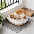 thumbnail image 1 of Dvkptbk Cat Litter Box with High Sides, Splashs Proof Designs, Open Top Cat Litter Pan Include Scoop Easy Cleaning, 1 of 6