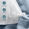 thumbnail image 2 of Bare Home Housse de Couette Sablée - Ultra Douce - Premium 1800 Collection - Ensemble 2 Pcs - Lit Simple/simple TG, Bleu Poussiéreux, 2 of 7