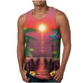 thumbnail image 1 of Birdeem Nouveau Débardeur Décontracté Mode Homme Été Floral Hawaïen Imprimé Sport Col Rond, 1 of 4