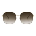 thumbnail image 4 of Time & Tru Ladies Gold Square Aviator Sunglasses, 4 of 5