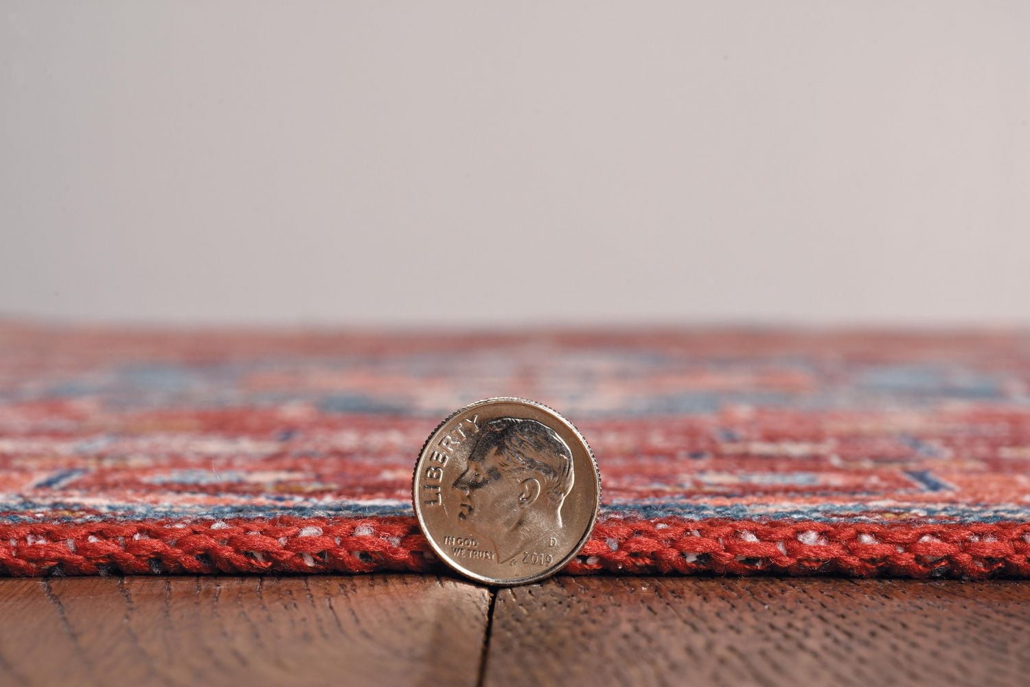 Tapis lavable Carter 5 pi x 7 pi rouille et ivoire