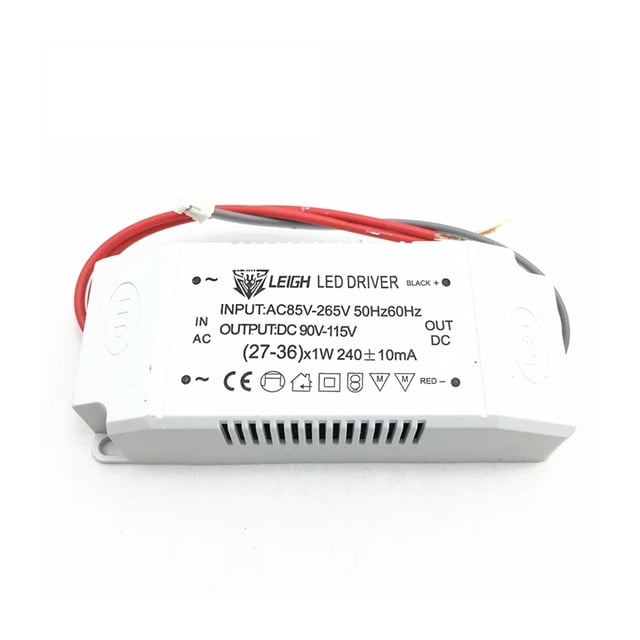 LED Constant Current Driver 1-3W 4-7W 7-12W 12-18W 26-36W 37-50W Power Supply Output 300mA 240mA External For LED Downlight ,Easy to Operate