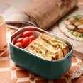 thumbnail image 1 of Glass Storage Containers Durable Freezer Containers With Lids 48W Electric Lunch Box Food Heater, 110V Upgraded Leakproof Heating Lunch Box For Work/Car/Truck/Office With 1L Removable, 1 of 7