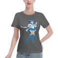 thumbnail image 1 of Women's Basic Short Sleeve T-Shirt Sailor Moon Mizuno Ami, 1 of 6