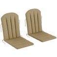 thumbnail image 1 of Outsunny Coussin de Chaise Adirondack 2 Pcs, Coussins de Chaise de Patio, Beige, 1 of 10