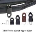 thumbnail image 2 of pitrice Bag Zipper Puller Detachable Clothes Zipper Slider Replacement Suitcase Zip Head, Black, Size 5, 10pcs, 2 of 8