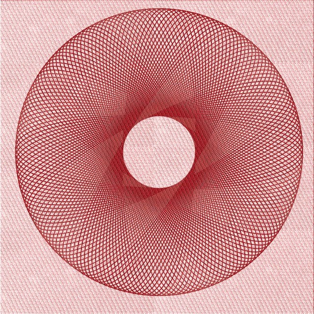 Ahgly Company Machine Washable Indoor Square Transitional Light Red Pink Area Rugs, 6' Square