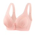 thumbnail image 3 of FAIWAD 6 Pack Bras for Women Front Closure Button No Underwire Everyday Bralettes Pregnant Plus Size Breathable Daily Bras, 3 of 5