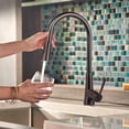 thumbnail image 2 of Pull-Down Kitchen Faucets, Single-Handle High Arc Sprayer Kitchen Sink Faucet, 2 of 5