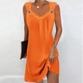 thumbnail image 2 of Erwazi Robes d'Été Décontractées pour Femmes, Robes de Plage d'Été, Robe Midi Sans Manches, Robe Bohème de Vacances, Robe Débardeur, 2 of 5