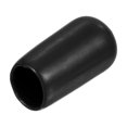 thumbnail image 1 of Uxcell 25 Pcs Embouts en Caoutchouc 5/16 Pouces(8mm) Embout Rond en Vinyle Noir, 1 of 5