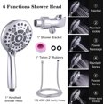thumbnail image 4 of American Imaginations Pommeau de douche approuvé par CUPC de mur en acier inoxydable en couleur chromée AI-34366, 4 of 7