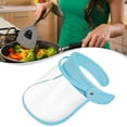 thumbnail image 4 of DYNWAVECA Full Face Protection Adjustable Headgear Breathable Transparent Visor Full Faceshield Face Cover for Work Gardening Grinding blue, 4 of 7